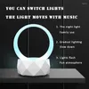 Nachtverlichting Subwoofer Klein Portable Compatibel Android Pc Ios Lichtgewicht Hoge kwaliteit Voor gezinsgebruik Luidspreker Mini Led