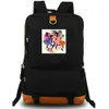 Ng Knight Mochila lienzo duradero Daypack dibujos animados de dibujos animados mochila estampada de estampado de huella leisure