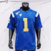 Custom ucla bruins futebol camisa ncaa faculdade dorian thompson-robinson zach charbonnet jake bobo laiatu latuarus muasau vaughns murphy