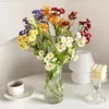 Dekorativa blommor kamomillsimulering Flower Daisy Small Fresh Home Decoration Chrysanthemum Forest Series Wedding