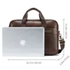 SCHLATUM 2023 Echtes Leder Aktentaschen Hart Für Männer Luxus Handtaschen Laptop Aktentaschen Taschen 156 Zoll Computer Tasche 231220