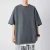 T-shirt maschile 220 GSM 100% Maglietta solida in cotone Summer Maglietta maschile Maglietta Short Classical Tals Hip Hop Hop Tops oversize Tops Tee Malel2312.21