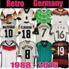 World cup 1990 1998 1988 1996 GermanyS Retro Littbarski BALLACK Soccer Jersey KLINSMANN 2006 2014 shirts KALKBRENNER 1996 2004 Matthaus Hassler Bierhoff KLOSE