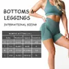 Yoga -outfit nvgtn naadloze shorts hoge taille shorts voor vrouwen smile contour biker shorts gym yoga workoutl231221