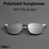 Gafas de sol Thom Brand Women Flip Flip Clip Miopía Polarizado Gacias Sun Hombres Prescripciones anteojos Originales Clamshellsung2474