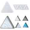 Équipements Plateau triangulaire polyvalent Moule en résine époxy Plateau de stockage de noix de fruits Moule en silicone Bricolage Artisanat Décorations pour la maison Outils de moulage