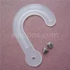 Heel-grote plastic headerhaken 84 mm met klinknagels stof lederen staalsemonster hoofdhanger gigantische hangende j-hook beveiligde displ230J