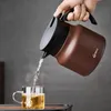 Heat-Preserving Stewing Teapot 304 Stainless Steel /Ceramic liner Brew Tea Pot Portable Thermos Pot Braised Soaked Tea Pot 231221