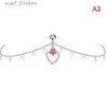 Waist Chain Belts Crystal Chain Belly Button Ring Women Sexy Chain Navel Piercing Jewelry Waist Chain Piercing Belly RingL231221