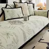 Stol täcker retro chenille jacquard soffa täckning för vardagsrum icke-halkhandduk soffa kyna l formad vinkelmatta säte pad heminredning