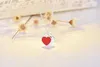 2024 Designer T Family Necklace Women's Pure Silver Peach Heart 925 Ljus lyxformad krage kedja Instagram Små publikgåvor till flickvän
