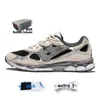 Top gel NYC Marathon Running Shoes Designer Oatmeal beton Navy Staal Obsidian Gray Cream Wit Zwart Ivy Outdoor Trail Sneakers met doosmaat 36-45