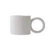 Mugs Aesthetic Cute Mug Espresso Cups Travel Tea Milk Mate Ideas Handle Tumbler Funny Taza De Ceramica Kitchen Accessories