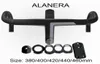 الطريق المتداخل alanera المقود Carbar Carcling 286mm شوكة توجيه Bent Bar Bickcles المقودات مع فواصل الكمبيوتر Mount3764261