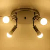 الثريات البسيطة مصباح LED Iron LED قابلة للتعديل معيشة غرفة المطبخ غرفة بريق الثريا إضاءة سقف