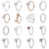 Nowy 2021 100% 925 Sterling Silver197508 Pierścień sylwetki i luksusowe DIY Women Oryginalny bransoletka biżuteria Prezent 2815