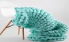 100x180cm Fashion Hand Chunky Wool Knitted Blanket Thick Yarn Merino Wool Bulky Knitting Throw Blankets Chunky Knit Blanket13864723