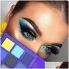 Palette de fards à paupières mate de fard à paupières Smokey Smokey Smokey Matte Nouvelle création de festival de mode Crom Makeup Cosmetics Festival Set Drop Livracing Health Dhjfj