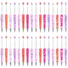 NOUVEAU Style Stylable stylo Diy Plastic Perge Pen Saint Valentin Love Series Série de perles Per stylos