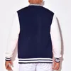 Giacche da uomo Giacca inverno inverno manica di cotone top logo di moda singolo bombardiere casual da baseball sciolto cardigan cappotto