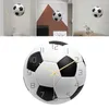 Horloges murales Horloge de football Football Sport Ball Imprimer Rond Acrylique Silencieux Non Ticking Art Peinture