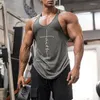 Tops canotte da uomo in palestra che corre in cotone canottiere cannotta bodybuilding top stringer camicia fitness camicia muscolare ragazzi senza maniche