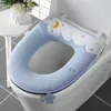 Hoogwaardige woning toiletzit Mat Dikke pluche cartoon ritssluiting toiletring herfst winter universele waterdichte toiletomslag 2 pc's 231221