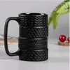 Mugs Creative Tire Wrench Ceramic Mug Retro Art Irregular Large Capacity Beer Milk Coffee Cup Personalized And Unique Birthday Gift