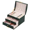 Bloong Layers Jewelry Organizer Box 절묘한 여자 여자 여자 선물 디스플레이 홀더 귀걸이 링 목걸이 저장 231220