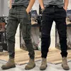 Camo Navy Pantalon Homme Harem Y2k Tactique Militaire Cargo Pantalon pour Hommes Techwear Haute Qualité En Plein Air Hip Hop Travail Pantalons Empilés 231220