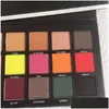 Eye Shadow 2022 Newest Js Cremation 12 Colors Eyeshadow Palette Grey Brown Matte Pressed Powder J Star Shadows Drop Delivery Health Be Dhzdh