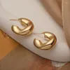 Hoop Earrings Modern Jewelry European And American Design Irregular Geometric For Women Fashion Accessories 2023 Trend