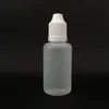 100セット30mlプラスチックドロッパーボトルチャイルドプルーフキャップのヒントe Vapor Cig Liquid 30 ml WQRNS用LDPE