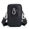 2023 100 Crazy Horse Leather Male Waist Pack Phone Pouch Bags Bag Men's Small Chest Shoulder Belt Back YB076 231220