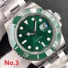 AAAAA Top Quality Famous Brand Automatic Self Wind 40mm Men Watches Sapphire Crystal med Original Green Box R1#235F