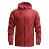 Vestes pour hommes Zipper Placket VTT Manteau Hommes Veste imprimée coupe-vent à capuche cyclisme pour printemps automne motocross