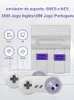 Oyuncular Taşınabilir Oyun Oyuncuları 16 Bit Wired Wireless TV Video Ailesi 4000 S Console Super Nes FC Retro Snes Noel Hediyeleri için Everdrive 2