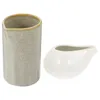 Conjuntos de utensílios de jantar leite de creme pode pequeno molho de molho recipiente jarro de cerâmica caneca de estilo europeu