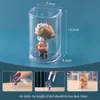 Dammtät vattentät kapsel dockor Mystery Box Storage Organizer Transparent plastfigur Toy Display Fall för Popmart Jasmine 231221