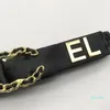 marca elástica de borracha cinturão clássico de luxo cinturões de festa de carneiro preto de corda preta de moda