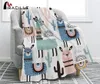 Miracille morbida coperte di flanella alpaca per bambini con cartone animato biancheria coperta spessa calda sul divano del letto 2012227809078