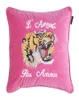 Luksusowy projektant poduszki klasyczny tygrysy wzór haftu haftowa poduszka 4545 cm do dekoracji domowej i festiwalu Christmas1625516