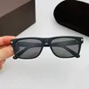 Solglasögon TF678 Rektangel Men 2021 Luxury Designer Brand Sun Glasses Strong Acetate Thick270g