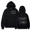 Men's Hoodies Custom Pattern Your Logo Print Hoodie Sweatshirt Harajuku Funny Graffiti Men Women Wholesale Clothing