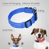 Dog Collars Light Up Collar LED Rechargeable Waterproof Adjustable Size Night Pet Safety Necklace