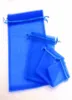 Royal Blue Organza Jewelry Gift Pouches Pouch Bags For Wedding favors 7x9cm 9x11CM 13x18CM beads 100pcslot9804153