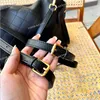 Vintage Women Designer Jumbo Backpack Bag TOTE z górną uchwyt złote litery metalowe sprzętowe zamek błyskawiczny skórzany pasek 31x23 cm duża pojemność torebka na ramię