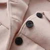 여자 아기 모직 재킷 코트 어린이 겨울 겉옷 옷 어린이 2-6 년 동안 가을 중간 길이의 바람막이 231221