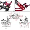 Xtech HB100 hydraulisk skivbromsbromsar bakre bakre HS1 G3 -rotorer MTB Vägcykel Mekaniska bromsokbromsar Kolvdelar 231221