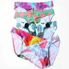 Homens de banho sexy impressão bikini homens nadar briefs troncos de natação cintura baixa masculino maiô homem beachwear surf maiô wear curto